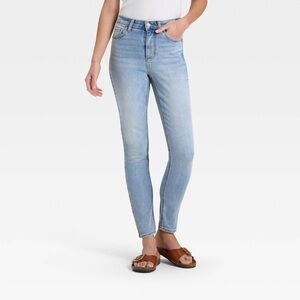 Universal Thread High Rise Skinny Jeans-light wash, size 10/30R